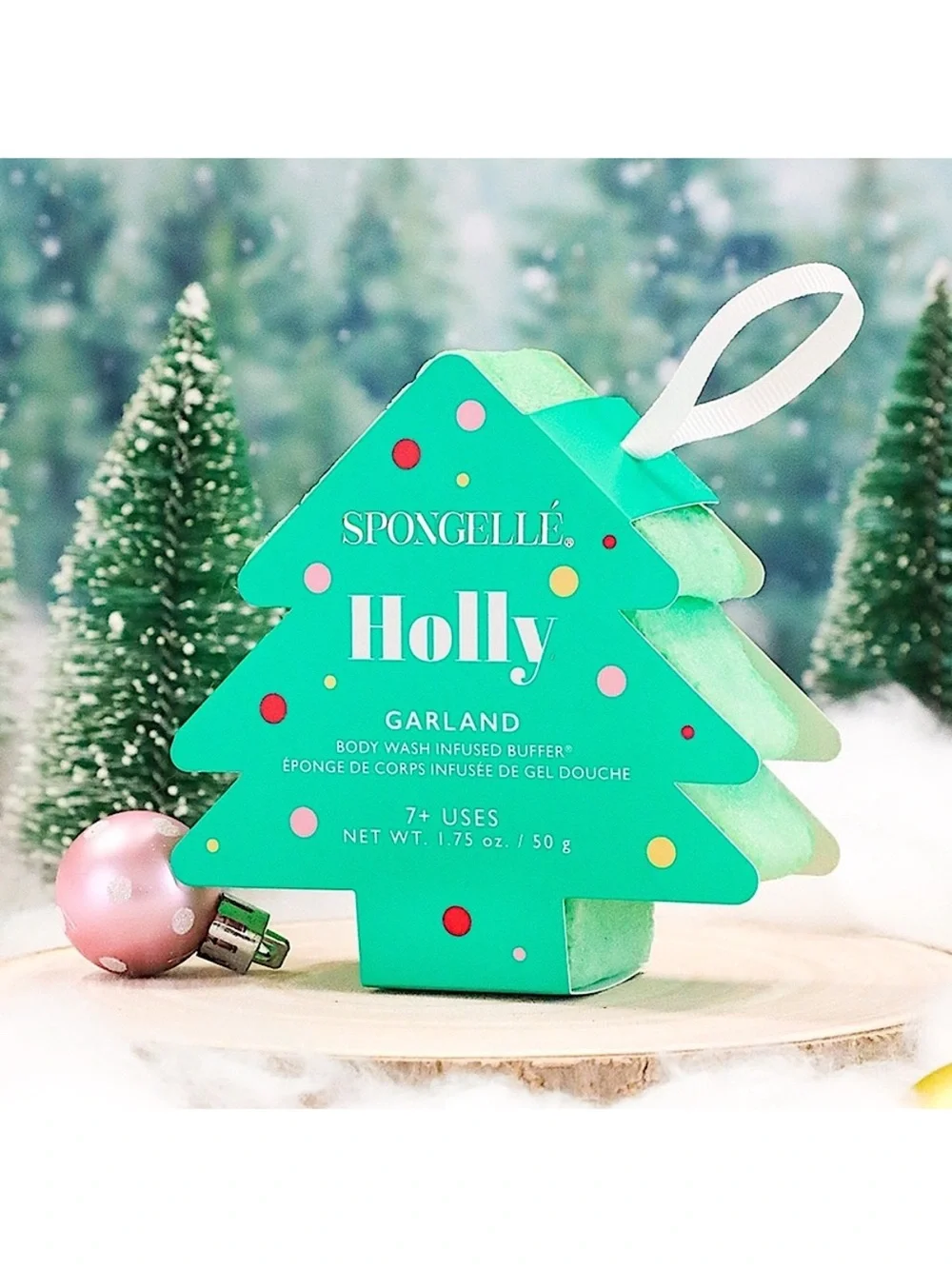 Spongelle holly garland